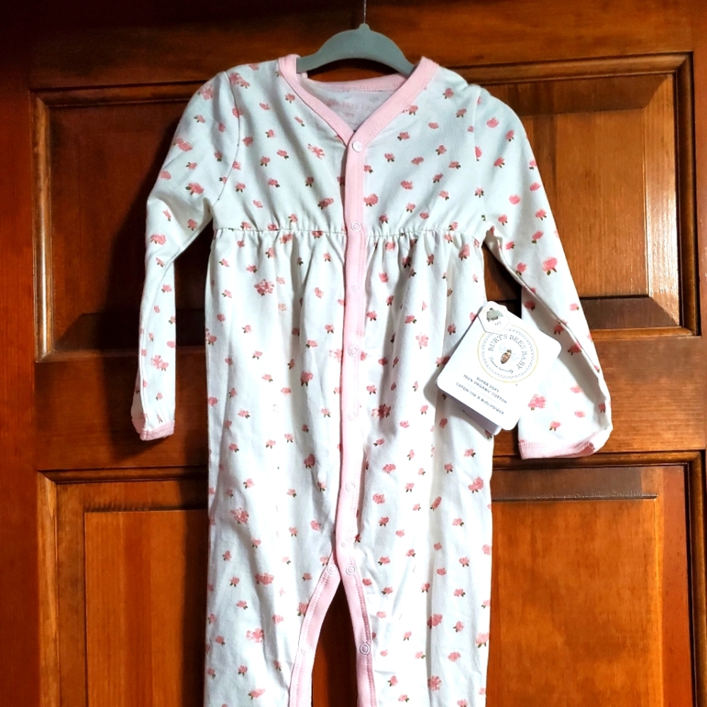 Burts Bees Pajamas / Bodysuit 18 month NWT